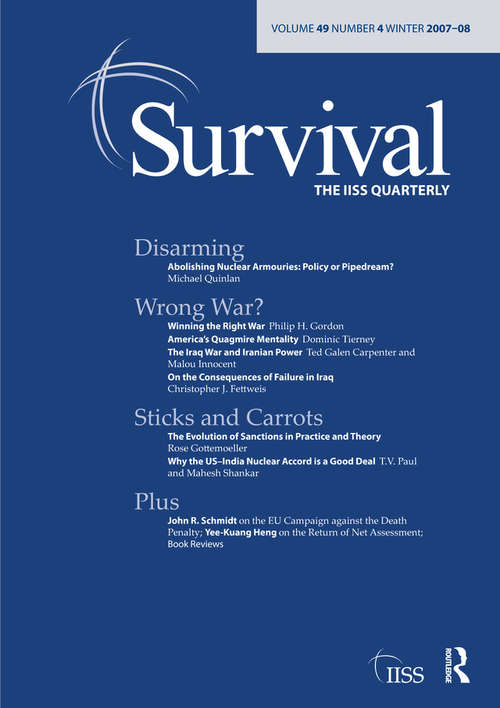 Book cover of Survival 49.4: Survival 49.4, Winter 2007