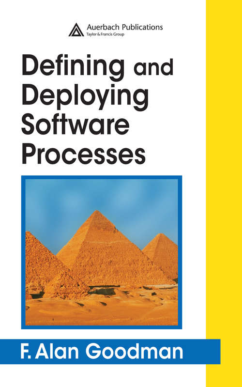 Book cover of Defining and Deploying Software Processes