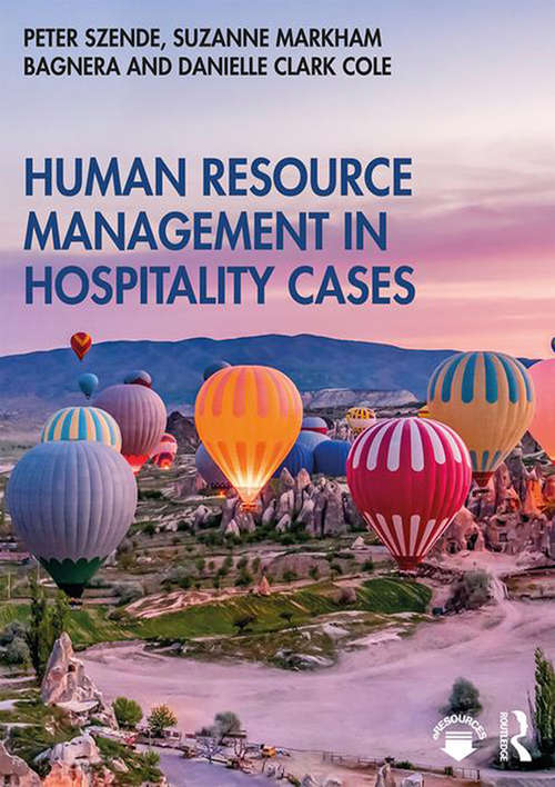 Book cover of Human Resource Management in Hospitality Cases