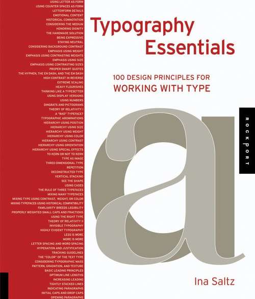 Book cover of Typography Essentials (PDF)