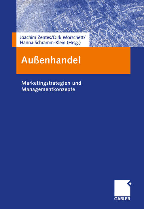 Book cover of Außenhandel: Marketingstrategien und Managementkonzepte (2004)