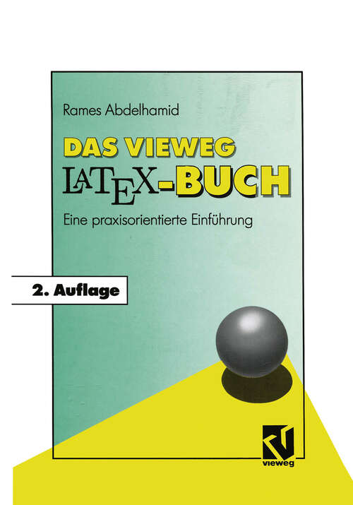 Book cover of Das Vieweg LATEX-Buch: Eine praxisorientierte Einführung (2. Aufl. 1993)