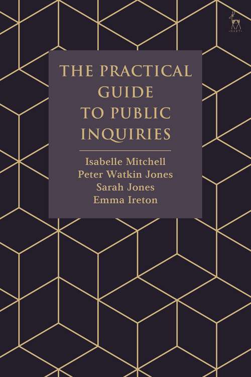 Book cover of The Practical Guide to Public Inquiries