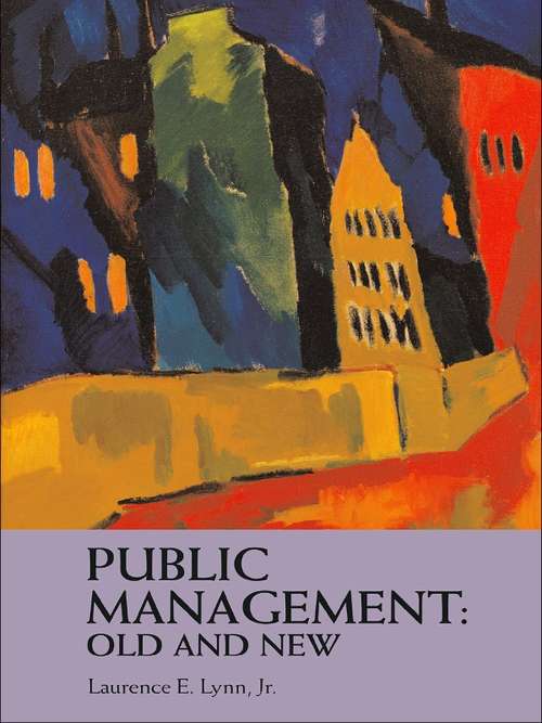 Book cover of Public Management: Old and New