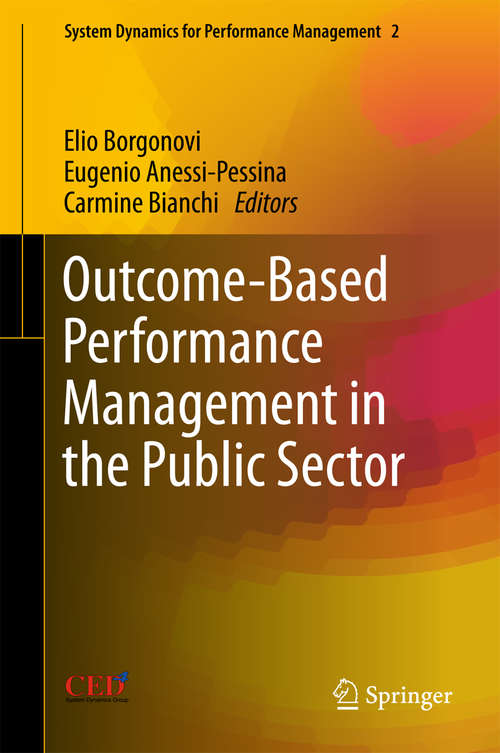 Book cover of Outcome-Based Performance Management in the Public Sector (System Dynamics for Performance Management #2)