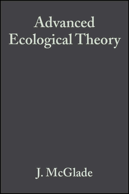 Book cover of Advanced Ecological Theory: Principles and Applications