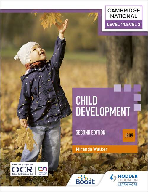 Book cover of Level 1/Level 2 Cambridge National in Child Development (J809): Second Edition