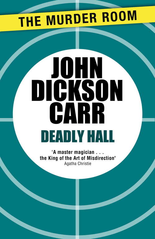 Book cover of Deadly Hall (Murder Room)