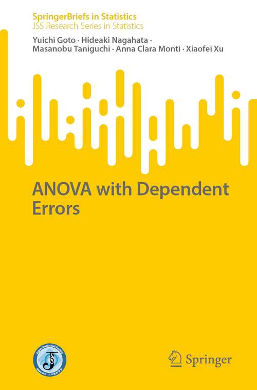 Book cover of ANOVA with Dependent Errors (1st ed. 2023) (SpringerBriefs in Statistics)