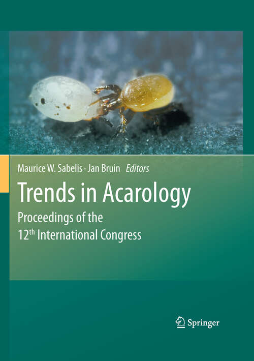 Book cover of Trends in Acarology: Proceedings of the 12th International Congress (2010)