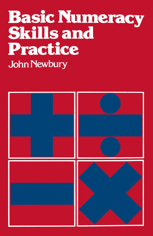 Book cover of Basic Numeracy Skills and Practice: (pdf) (1st ed. 1981)