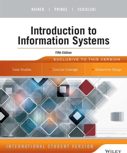 Book cover of Introduction to Information Systems
