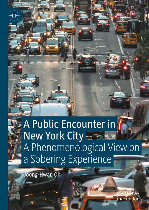 Book cover of A Public Encounter in New York City: A Phenomenological View on a Sobering Experience (1st ed. 2023)