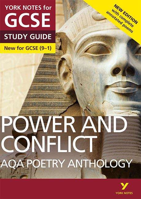 Book cover of AQA Poetry Anthology - Power and Conflict: York Notes for GCSE (9-1) (2nd edition) (PDF)
