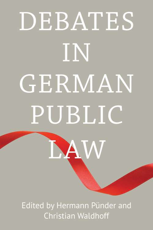 Book cover of Debates in German Public Law
