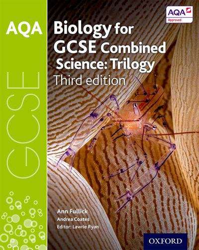 Book cover of AQA GCSE Biology for Combined Science (Trilogy) Student Book (PDF)