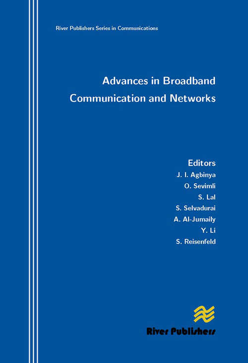 Book cover of Advances in Broadband Communication and Networks