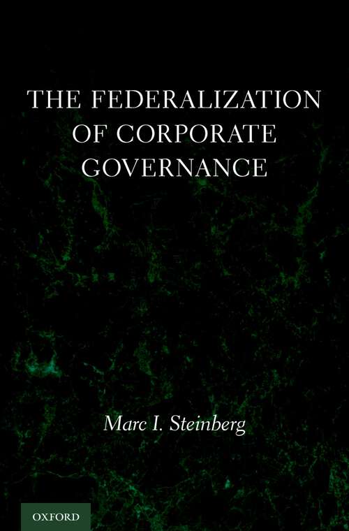 Book cover of The Federalization of Corporate Governance