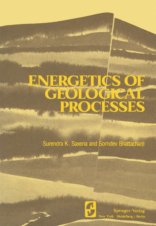 Book cover of Energetics of Geological Processes: Hans Ramberg on his 60th birthday (1977)