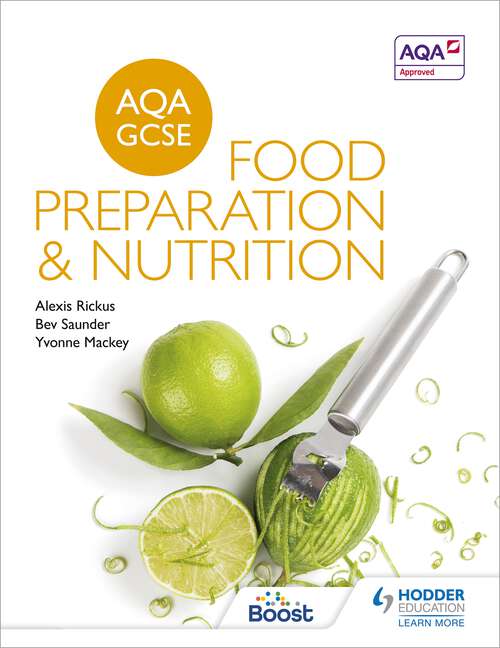 Book cover of AQA GCSE Food Preparation and Nutrition (Mrn Ser.)
