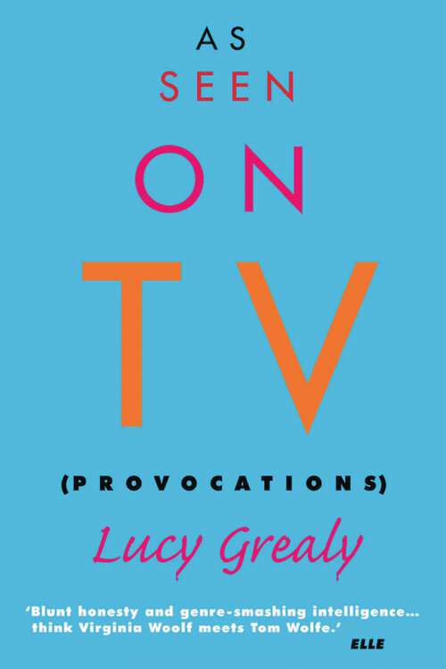 Book cover of As Seen on TV: Provocations