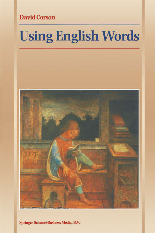 Book cover of Using English Words (1995)