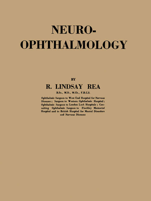 Book cover of Neuro-Ophthalmology