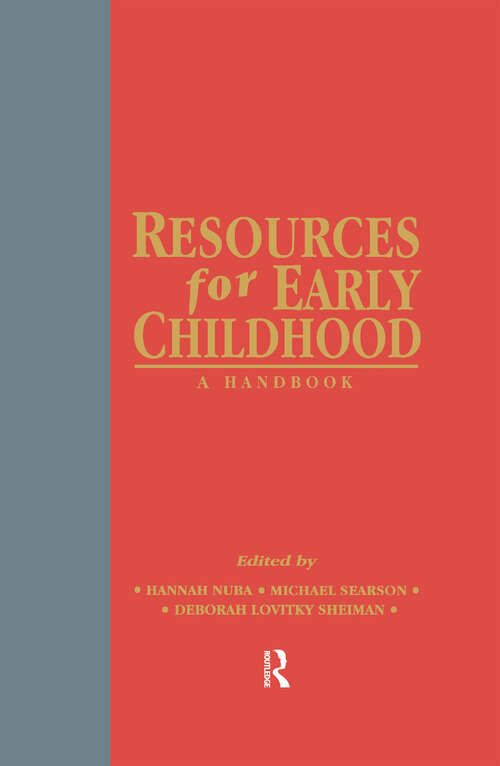Book cover of Resources for Early Childhood: A Handbook