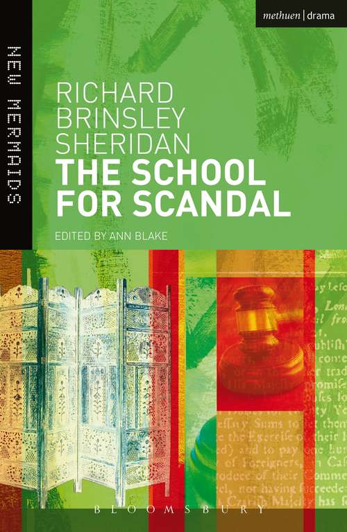 Book cover of The School for Scandal: A Comedy... (New Mermaids)