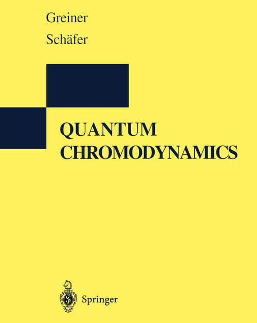 Book cover of Quantum Chromodynamics (1994)