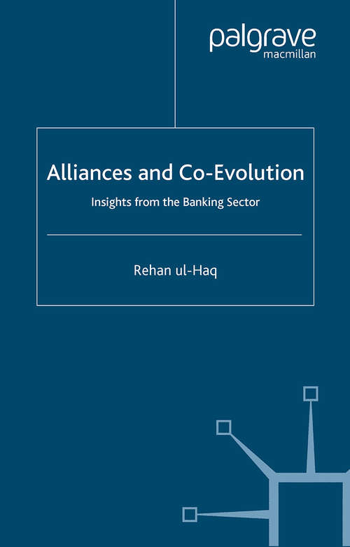 Book cover of Alliances and Co-Evolution: Insights from the Banking Sector (2005)