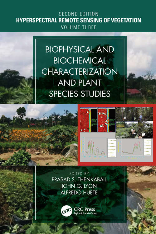 Book cover of Biophysical and Biochemical Characterization and Plant Species Studies (2)