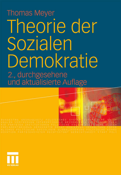 Book cover of Theorie der Sozialen Demokratie (2. Aufl. 2011)