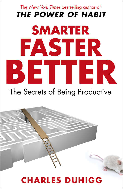 Book cover of Smarter Faster Better: The Secrets of Being Productive