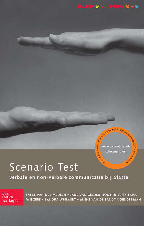 Book cover of Scenario Test handleiding: Verbale en non-verbale communicatie bij afasie (1st ed. 2008)