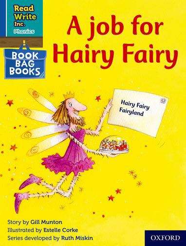 Book cover of Read Write Inc. Phonics Book Bag Books Blue Set 6 Book 3: A job for Hairy Fairy (PDF)