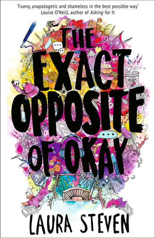 Book cover of The Exact Opposite of Okay (Izzy O’Neill)