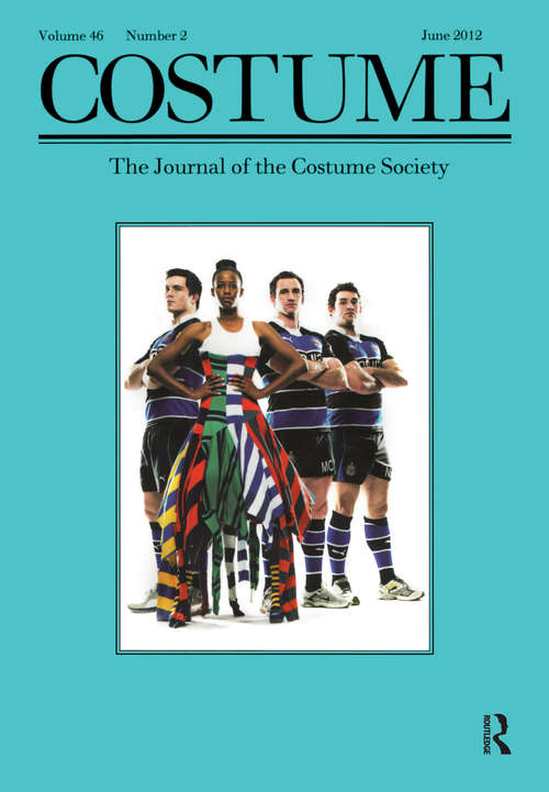 Book cover of Costume: A Volume for the London Olympics