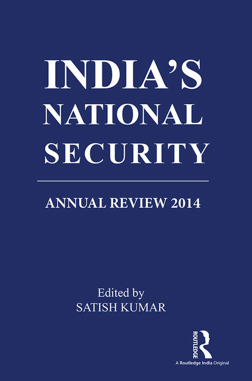 Book cover of India's National Security: Annual Review 2014