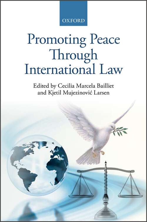 Book cover of Promoting Peace Through International Law