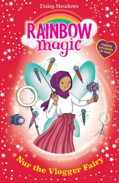 Book cover of Nur the Vlogger Fairy (Rainbow Magic #1154)