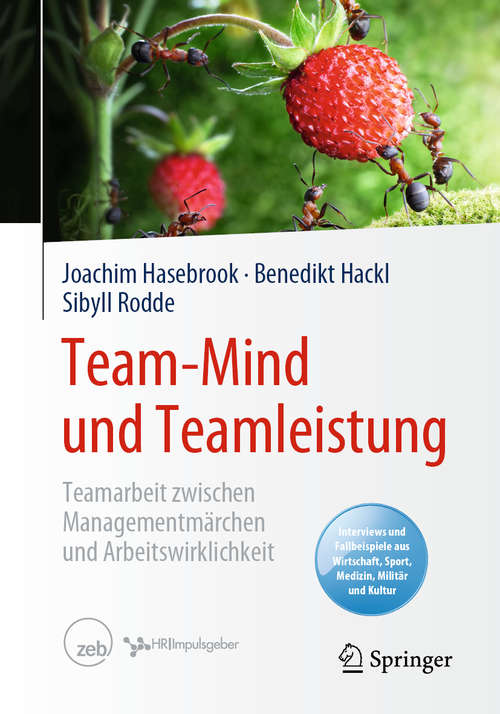 Book cover of Team-Mind und Teamleistung: Teamarbeit zwischen Managementmärchen und Arbeitswirklichkeit (1. Aufl. 2020)