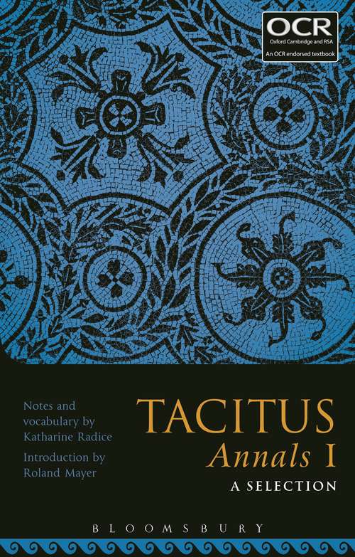 Book cover of Tacitus Annals I: A Selection