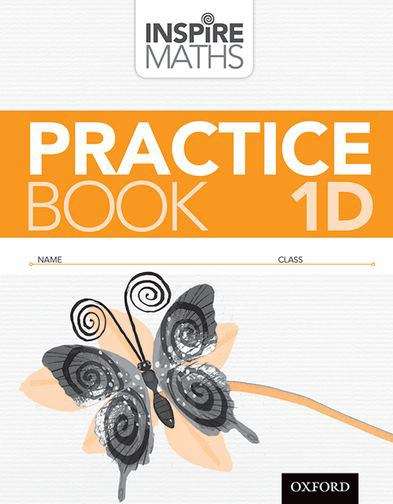 Book cover of Inspire Maths Practice Book 1D (PDF)