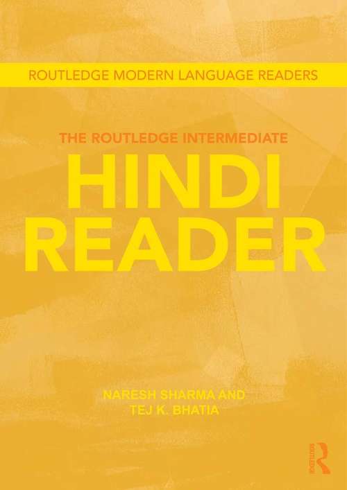 Book cover of The Routledge Intermediate Hindi Reader