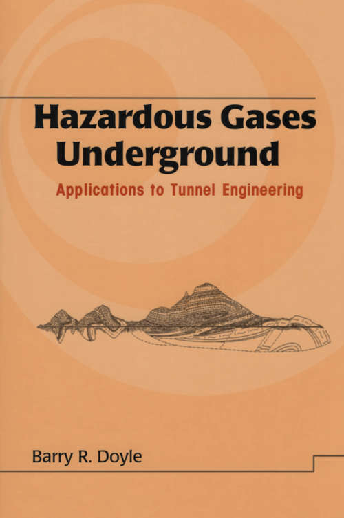 Book cover of Hazardous Gases Underground: Applications to Tunnel Engineering
