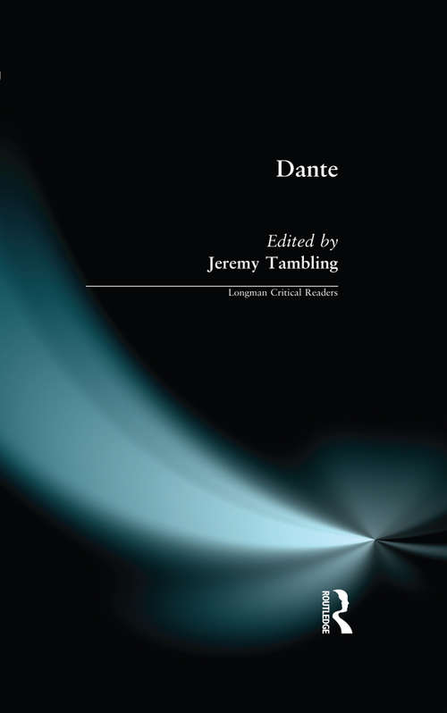 Book cover of Dante: States Of Affect (Longman Critical Readers #18)