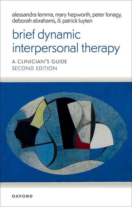 Book cover of Brief Dynamic Interpersonal Therapy 2e