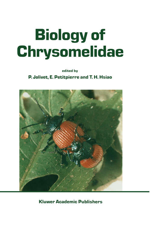 Book cover of Biology of Chrysomelidae (1988) (Series Entomologica #42)