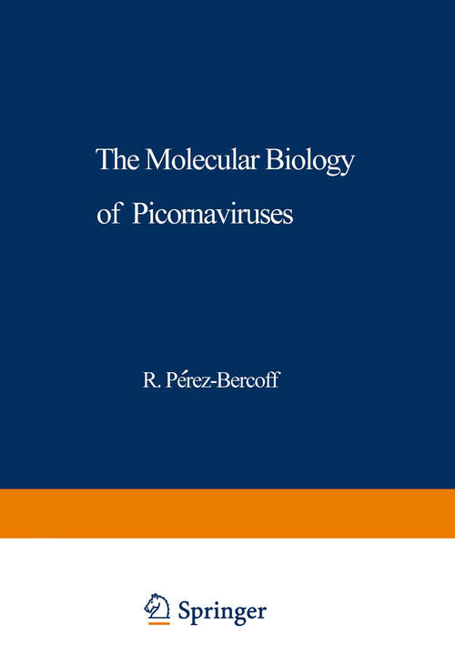 Book cover of The Molecular Biology of Picornaviruses (1979) (Nato Science Series A: #23)